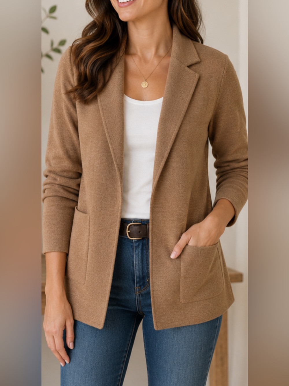 J.Crew 100% Merino Wool Open Front Sweater Coat Cardigan Womens S